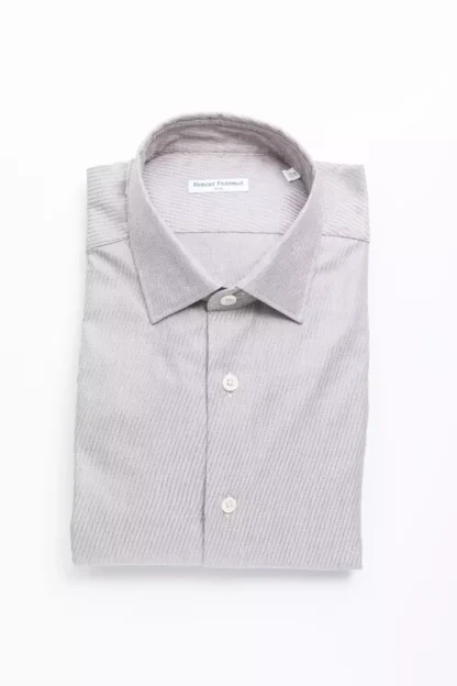 Robert Friedman - Beige Cotton Men Shirt