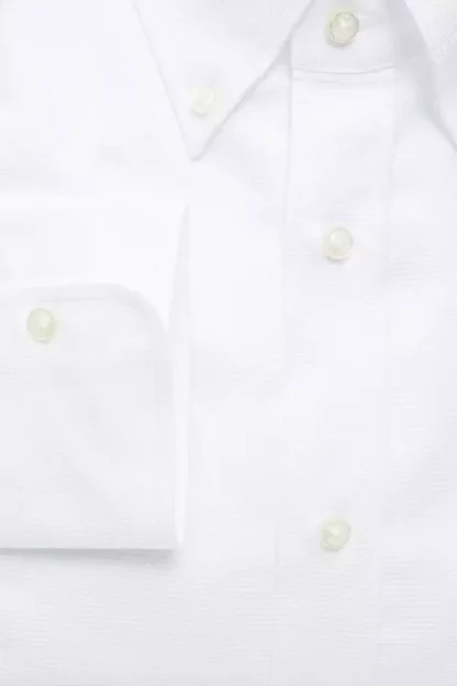 Robert Friedman - White Cotton Men Shirt