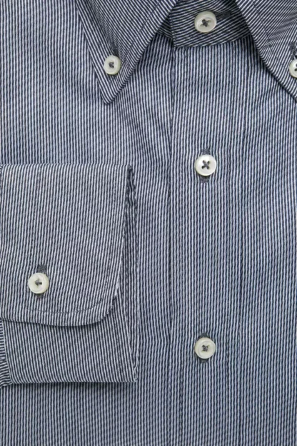 Robert Friedman - Blue Cotton Men Shirt