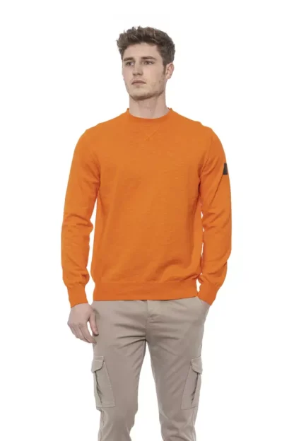 Conte of Florence - Orange Cotton Men Sweater