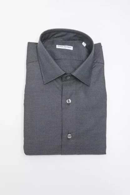 Robert Friedman - Black Cotton Men Shirt