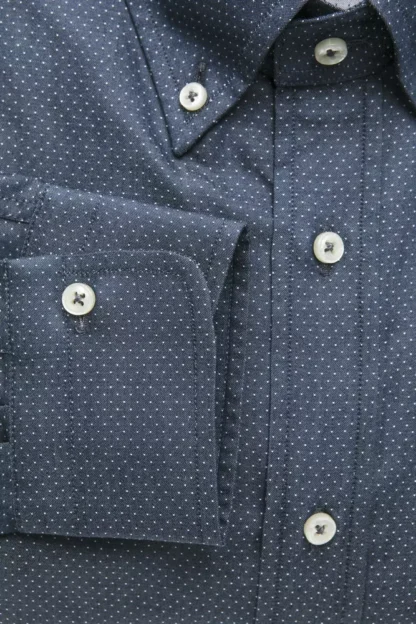 Robert Friedman - Blue Cotton Men Shirt