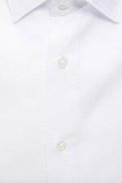 Robert Friedman - White Cotton Men Shirt