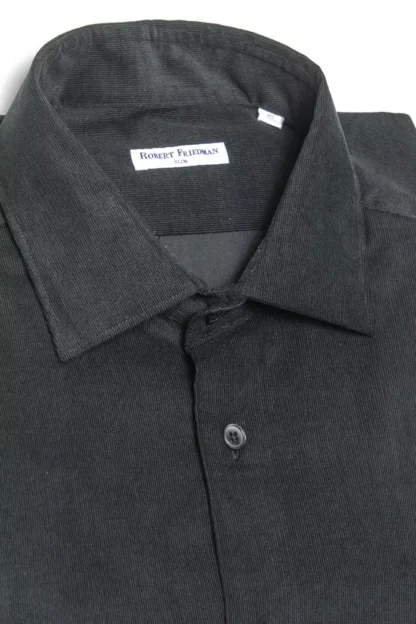 Robert Friedman - Black Cotton Men Shirt