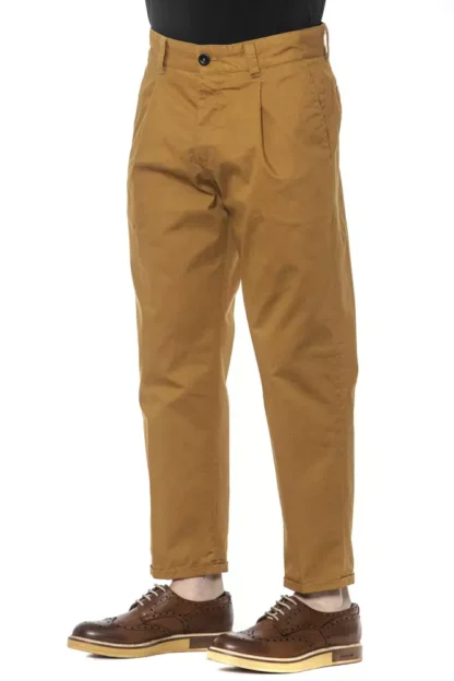 PT Torino - Brown Cotton Mens Trouser