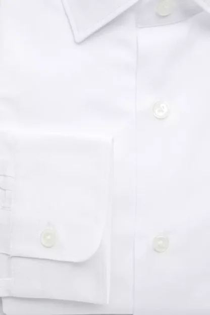 Robert Friedman - White Cotton Men Shirt