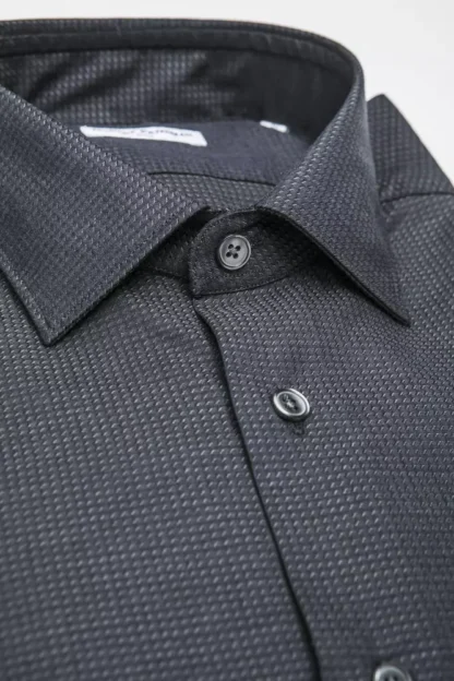 Robert Friedman - Black Cotton Men Shirt