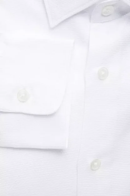 Robert Friedman - White Cotton Men Shirt