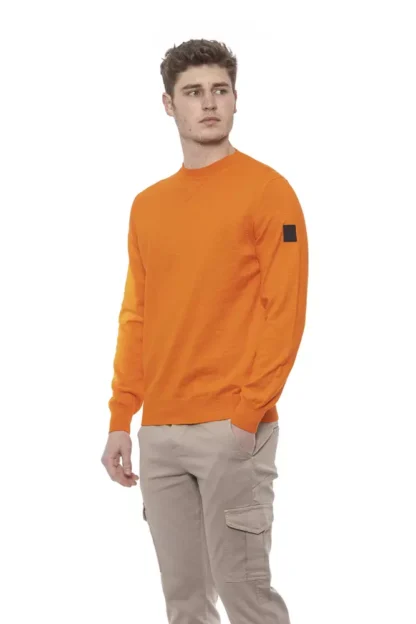 Conte of Florence - Orange Cotton Men Sweater