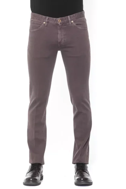 PT Torino - Burgundy Cotton Men Trouser