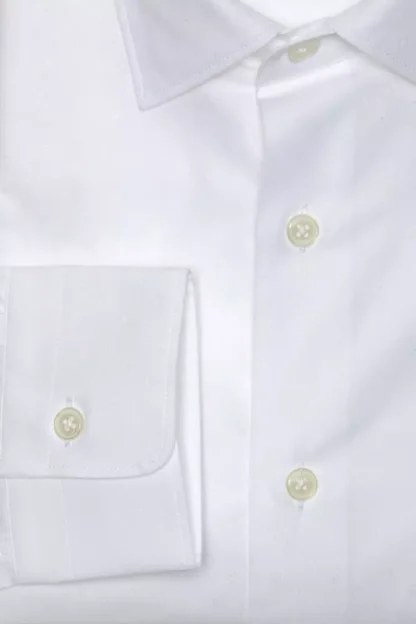 Robert Friedman - White Cotton Men Shirt