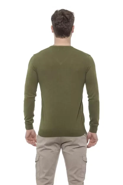 Conte of Florence - Green Cotton Men Sweater