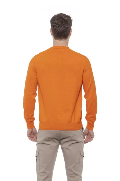 Conte of Florence - Orange Cotton Men Sweater