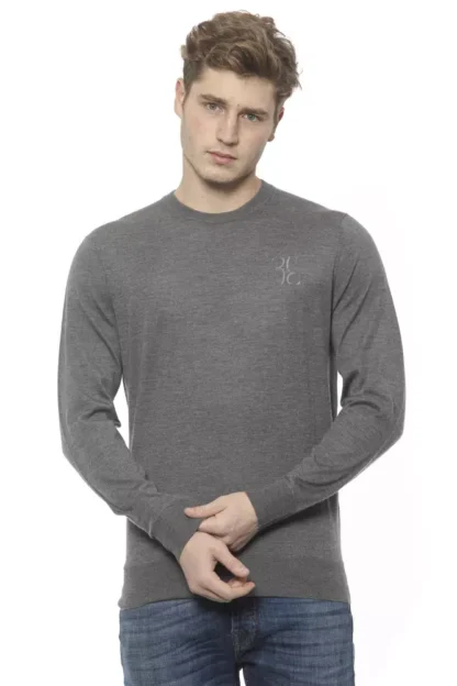 Billionaire Italian Couture - Gray Cashmere Mens Sweater