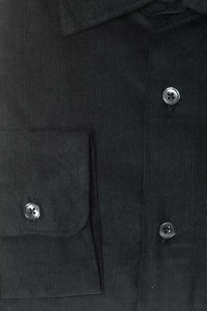 Robert Friedman - Black Cotton Men Shirt