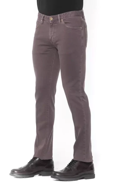 PT Torino - Burgundy Cotton Men Trouser