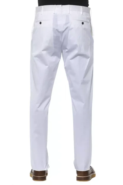 PT Torino - White Cotton Men's Trouser