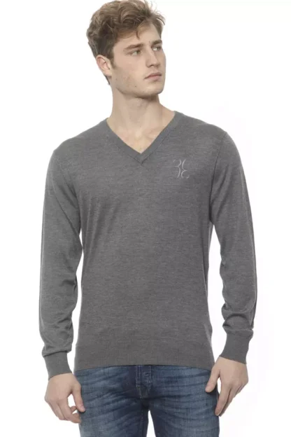 Billionaire Italian Couture - Gray Cashmere Men Sweater