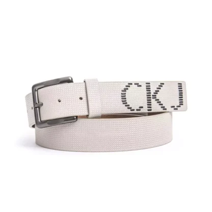 Calvin Klein Jeans - Beige Leather Men Belt