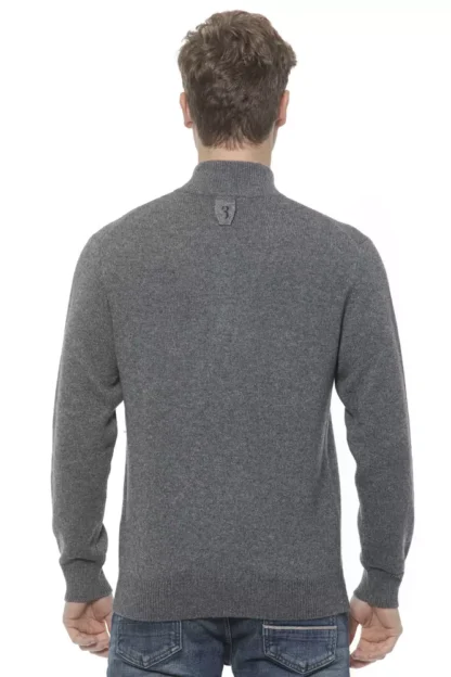 Billionaire Italian Couture - Gray Cashmere Men Cardigan