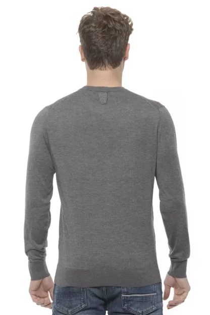 Billionaire Italian Couture - Gray Cashmere Mens Sweater