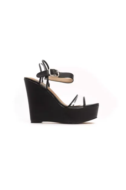 Péché Originel - Black Polyethylene Women Sandal