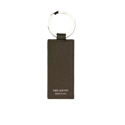 Neil Barrett - Green Leather Men Keychain