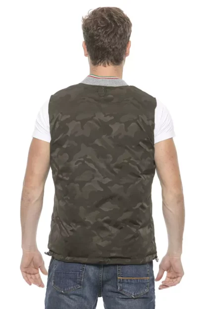 Billionaire Italian Couture - Army Polyester Men's Vest