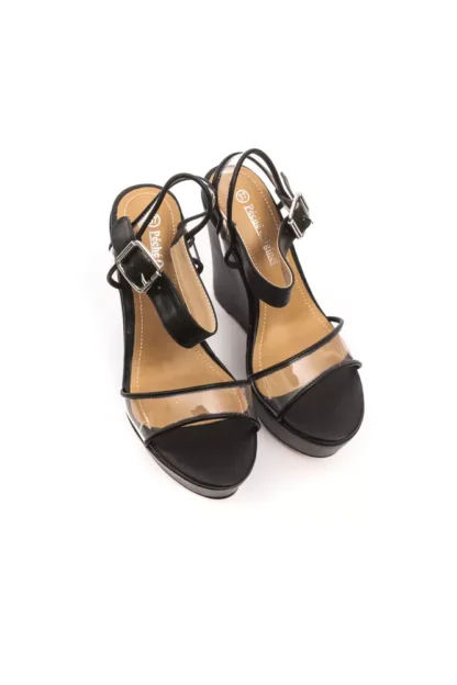 Péché Originel - Black Polyethylene Women Sandal