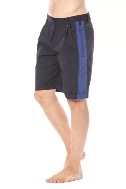 Verri - Black Cotton Men Short