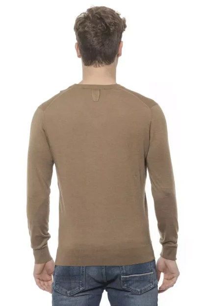 Billionaire Italian Couture - Beige Cashmere Men Sweater