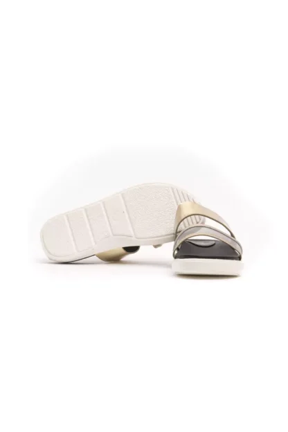 Péché Originel - Gold Polyethylene Women Sandal