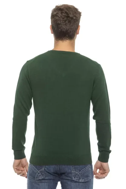 Conte of Florence - Green Wool Men Sweater