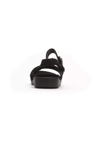 Péché Originel - Black Textile Women Sandal