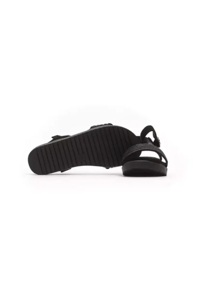 Péché Originel - Black Textile Women Sandal