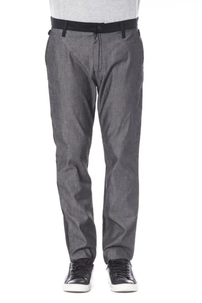 Verri - Black Cotton Men Pant