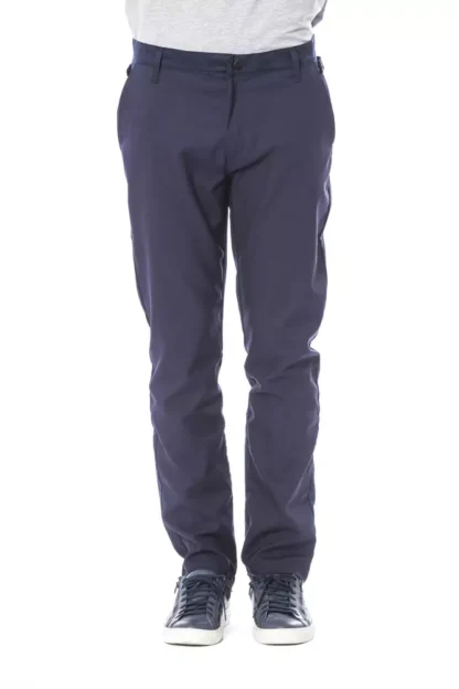 Verri - Blue Polyester Men Pant