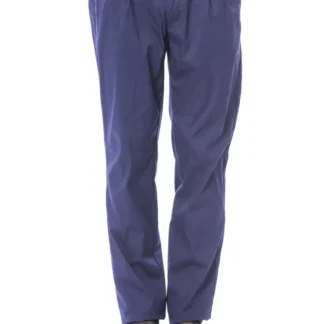 Verri - Elegant Blue Chino Trousers