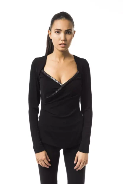 BYBLOS - Black Viscose Women Top