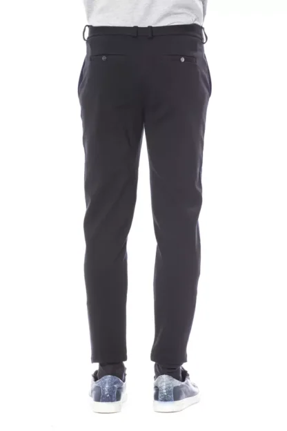 Verri - Blue Viscose Men Pants