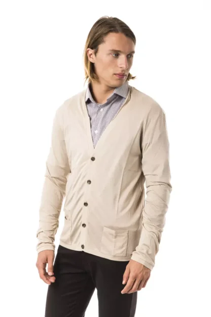 BYBLOS - Beige Viscose Men Cardigan