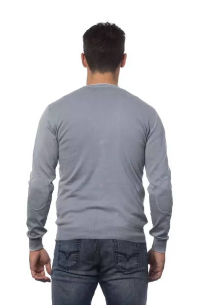 Verri - Gray Cotton Men Cardigan