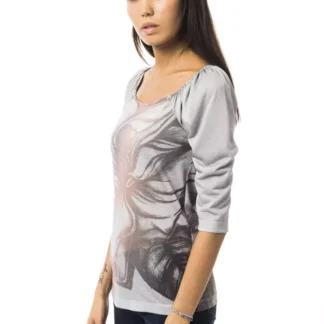 BYBLOS - Gray Polyester Women T-Shirt