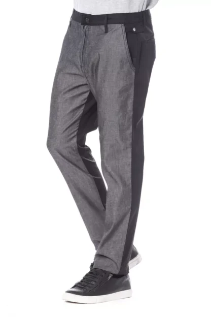 Verri - Black Cotton Men Pant