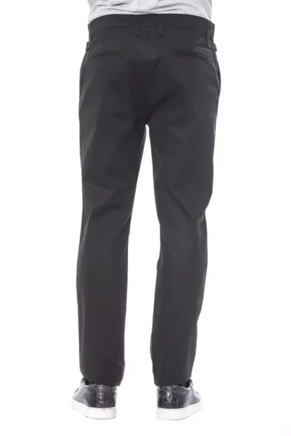 Verri - Black Cotton Men Pant