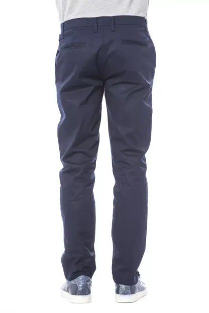 Verri - Blue Polyester Men Pant