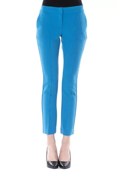 BYBLOS - Light Blue Polyester Women Pants