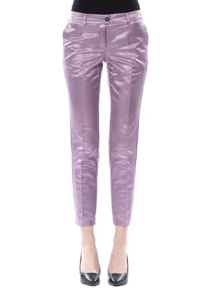 BYBLOS - Purple Cotton Women Pant