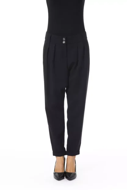 BYBLOS - Black Polyester Women Pants