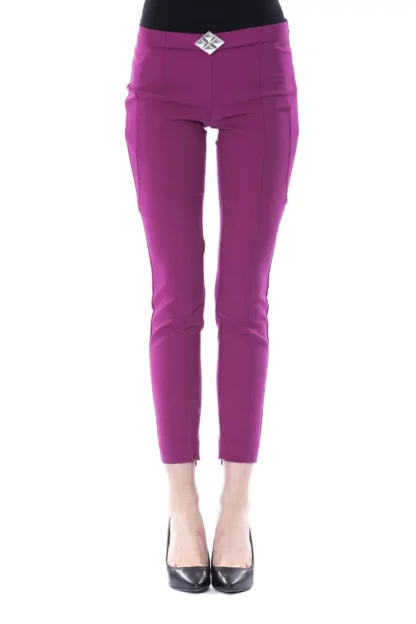 BYBLOS - Purple Polyester Women Pants